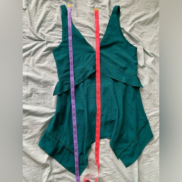 Teal Sleeveless Women's Tank Top - Picture 6 of 6